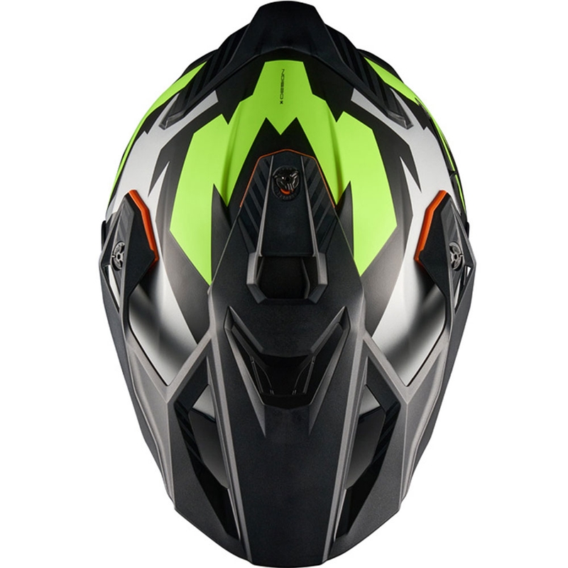 Κράνος μοτοσικλέτας Enduro NEXX Y.TRAVL Primal μαύρο-φθοροκίτρινο