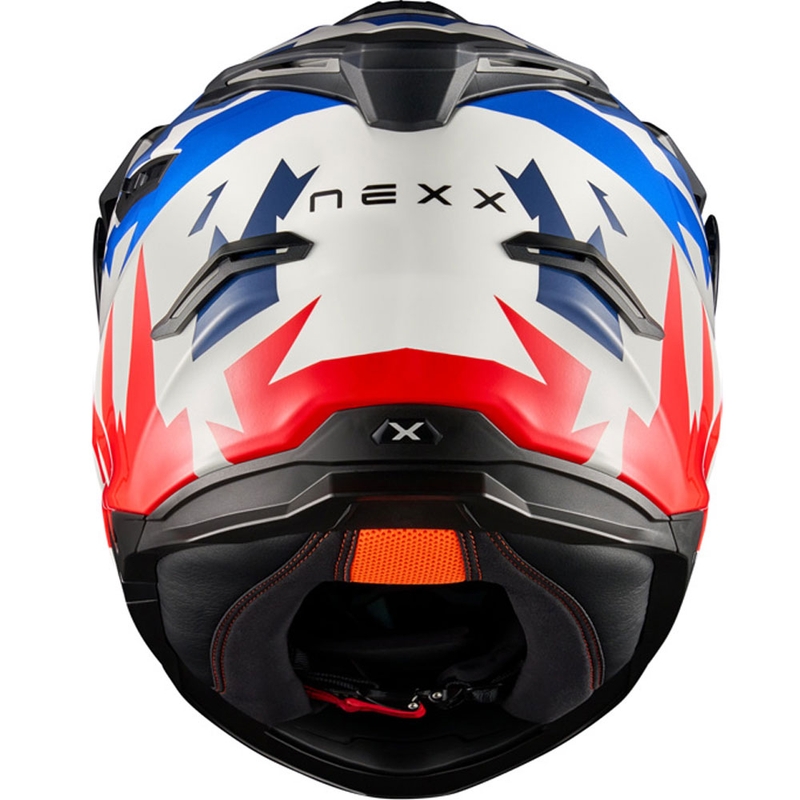 Κράνος μοτοσυκλέτας Enduro NEXX Y.TRAVL Primal μπλε-κόκκινο