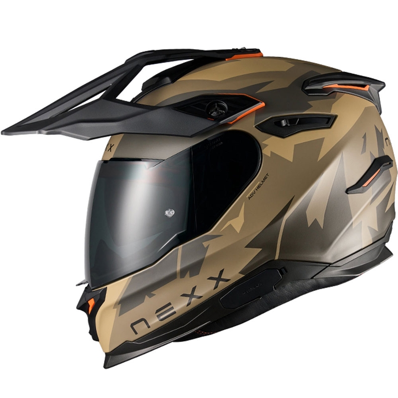 Κράνος μοτοσυκλέτας Enduro NEXX Y.TRAVL Primal ματ γκρι άμμου