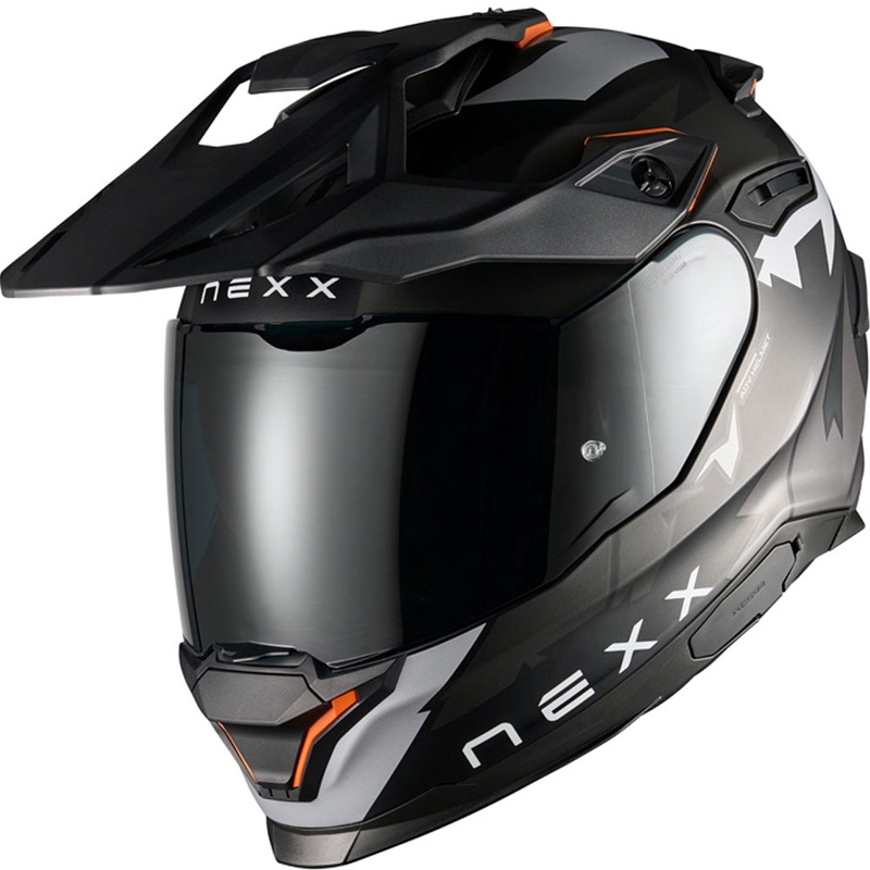 Κράνος μοτοσικλέτας Enduro NEXX Y.TRAVL Primal ματ μαύρο-γκρι