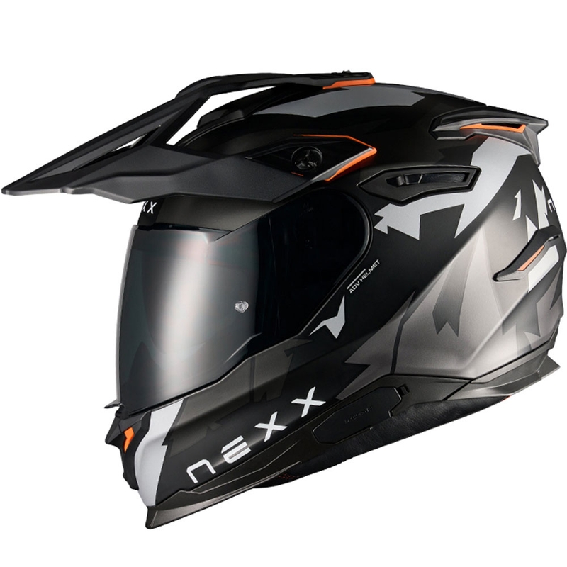 Κράνος μοτοσικλέτας Enduro NEXX Y.TRAVL Primal ματ μαύρο-γκρι