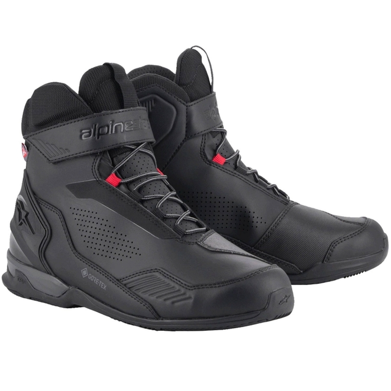Alpinestars Austral Gore-Tex μαύρο-σκούρο γκρι μπότες μοτοσικλέτας