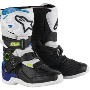 Μπότες Μοτοσικλέτας Alpinestars Tech 3S Παιδικές Λευκές-Μαύρες-Μπλε