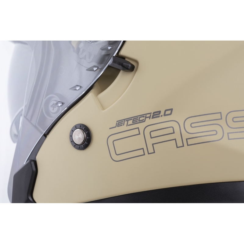 Κράνος μοτοσικλέτας Cassida Jet Tech 2.0 RoTo Open Face Ματ Άμμος-Μαύρο-Γκρι
