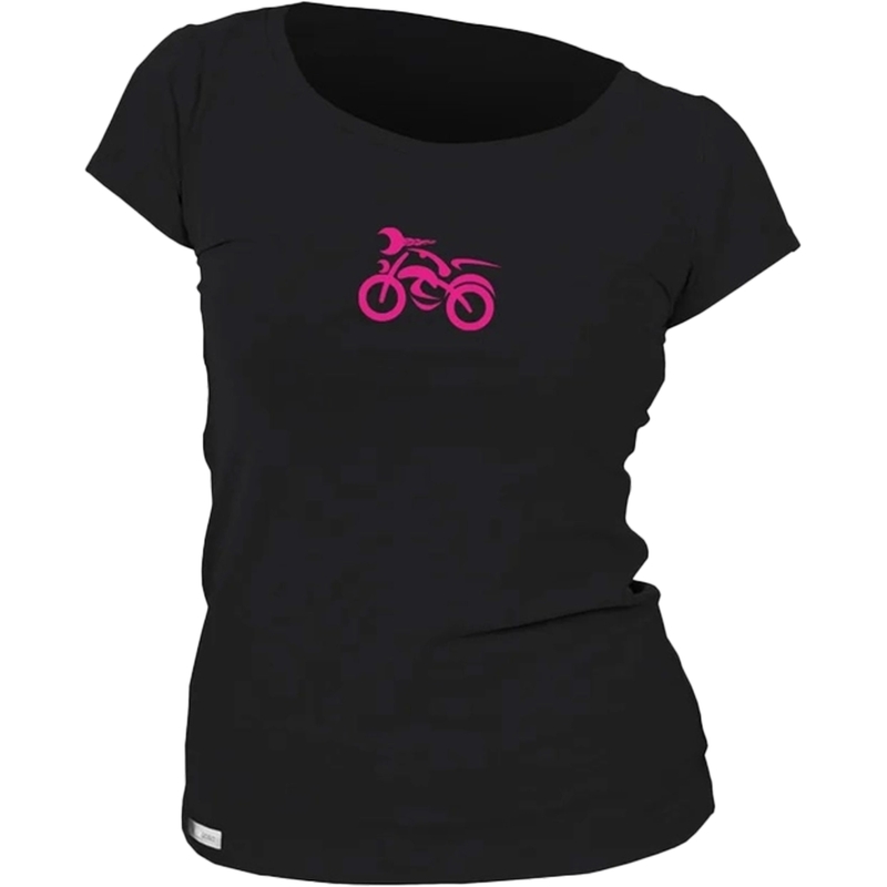Γυναικείο T-shirt nanosilver® MOTOLADY μαύρο