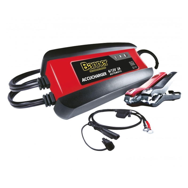 Φορτιστής μπαταρίας Banner Accucharger 2A για μπαταρίες 6/12V