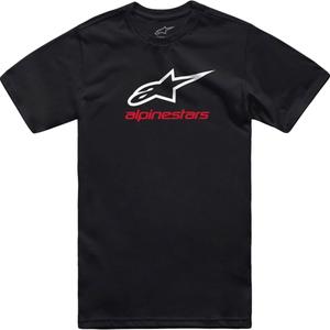 T-shirt Alpinestars Always 2.0 CSF μαύρο-λευκό-κόκκινο