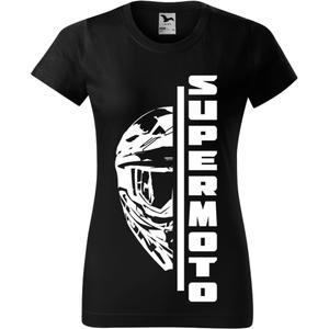 Γυναικείο T-shirt SUPERMOTO μαύρο