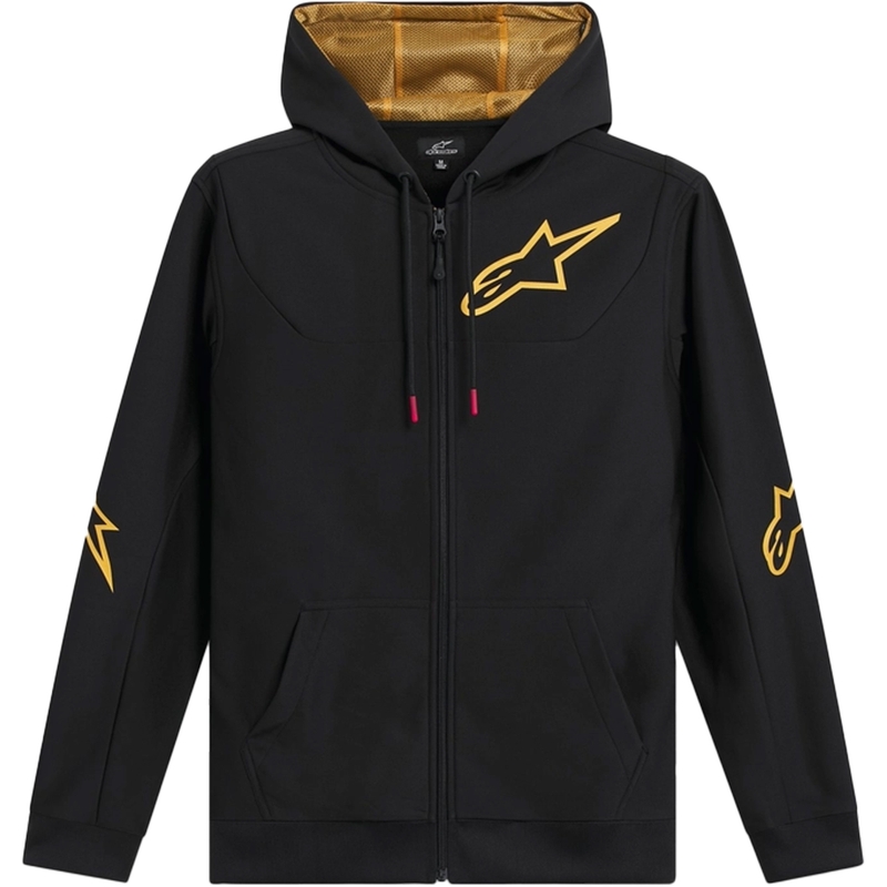 Alpinestars Sessions 3 Hoodie μαύρο και χρυσό