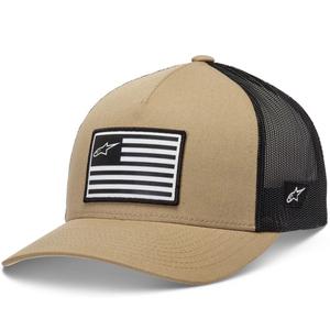 Alpinestars Flag Snap Hat άμμος-μαύρο-λευκό