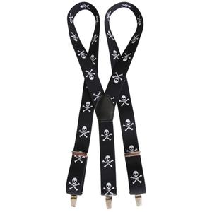 Ζαρτιέρες με μοτίβο νεκροκεφαλής