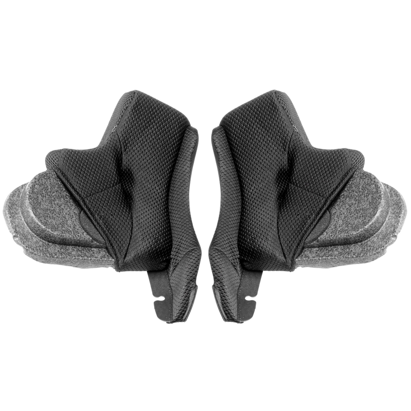 Μαξιλαράκια μάγουλων για κράνη μοτοσικλέτας Airoh Commander σε μαύρο χρώμα