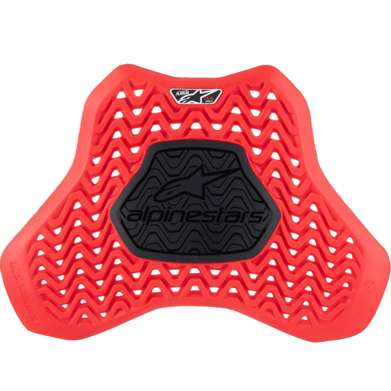 Alpinestars Nucleon Plasma Racing κόκκινο και μαύρο ένθετο προστατευτικό στήθους