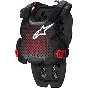 Alpinestars A-1 PRO προστατευτικό στήθους μαύρο-ανθρακί-κόκκινο