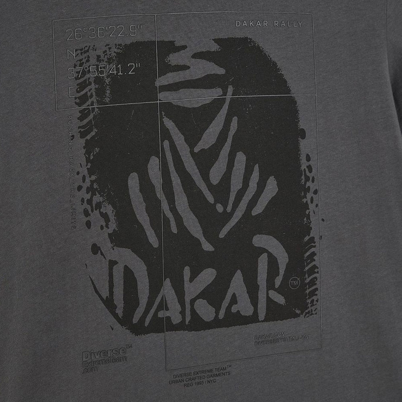 Dakar DES 1425 T-shirt γραφίτης