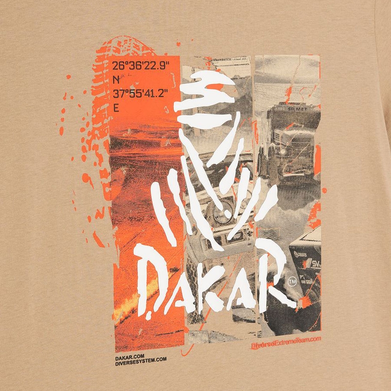 Μπλούζα Dakar DES 2025, χρώματος άμμου