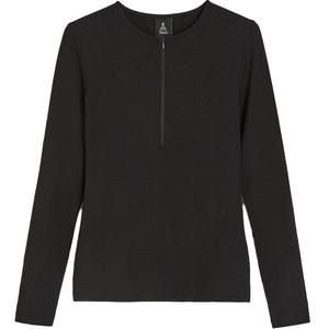 Γυναικείο μπλουζάκι Dakar DKR με φερμουάρ, μαύρο