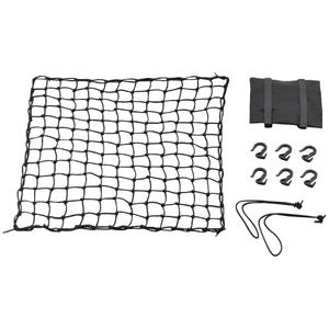 Εύκαμπτο δίχτυ αποσκευών για μοτοσικλέτα με πλαστικά άγκιστρα Daytona 60 x 60 cm μαύρο