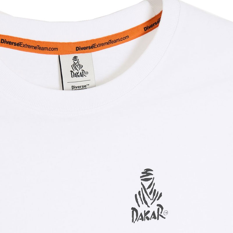 Μπλούζα Dakar LOGO SM 256 λευκή