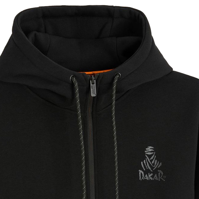 Φούτερ Dakar VIP ZIP H25 μαύρο