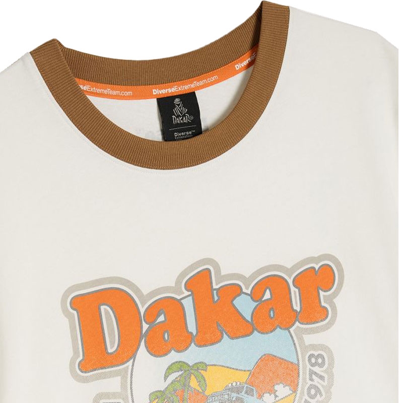 Μπλουζάκι Dakar DES VINT MOR λευκό
