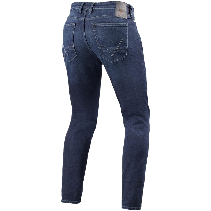 Τζιν μοτοσικλέτας Revit Kai Skinny Extra Cropped Medium Stone Blue