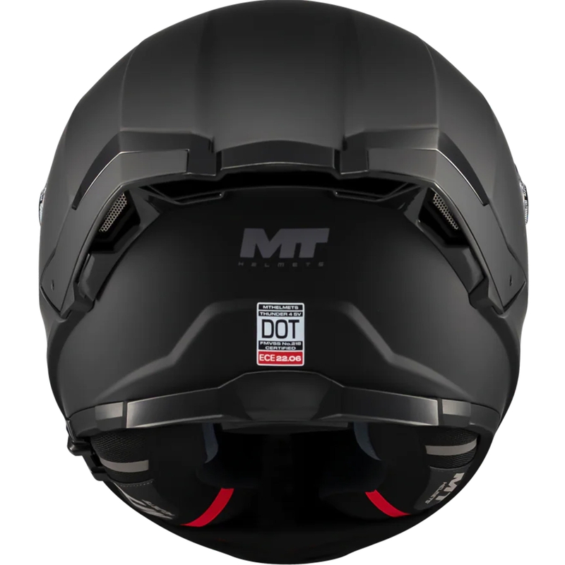 Κράνος μοτοσικλέτας full-face MT Thunder 4 SV Pure A1 ματ μαύρο