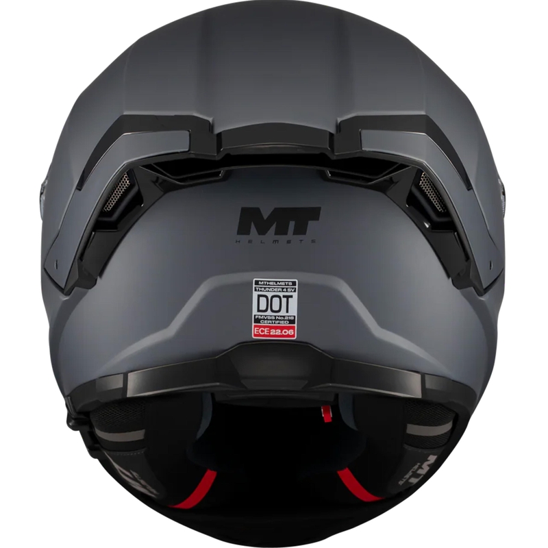 Κράνος μοτοσικλέτας full face MT Thunder 4 SV Pure A2 ματ γκρι