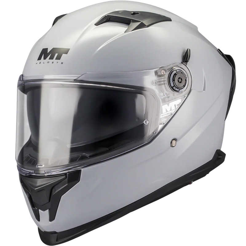 Κράνος μοτοσικλέτας Full face MT Braker SV Pure A12 γκρι