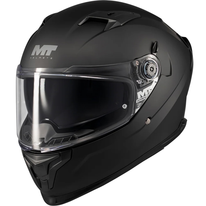 Κράνος μοτοσικλέτας full-face MT Braker SV Pure A1 μαύρο ματ