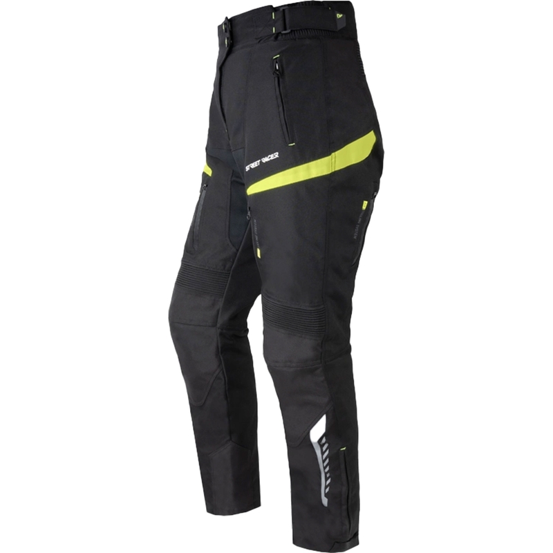 Γυναικείο Street Racer Vix Black-Fluo Yellow Παντελόνι μοτοσικλέτας