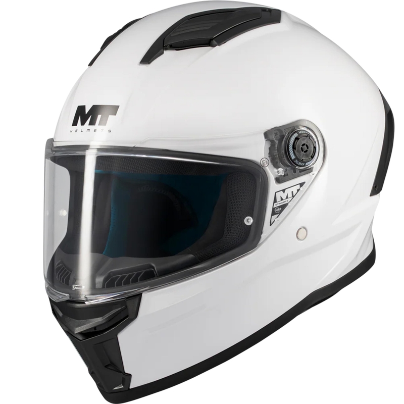 Κράνος μοτοσικλέτας full face MT Stinger 2 Pure A0 λευκό