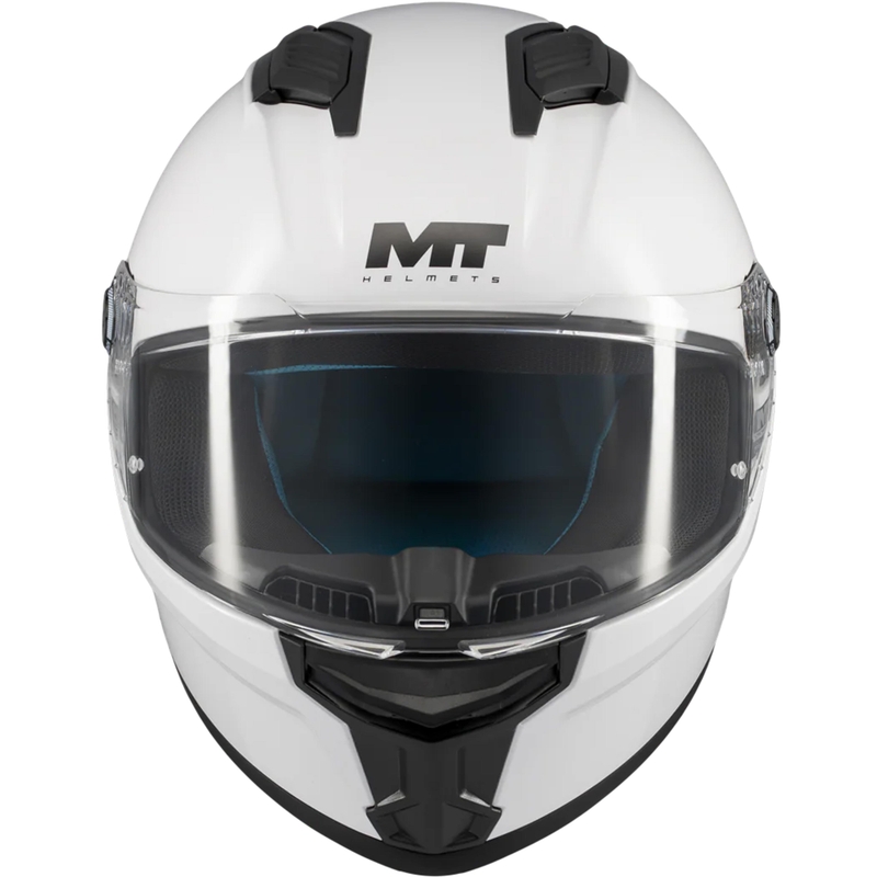 Κράνος μοτοσικλέτας full face MT Stinger 2 Pure A0 λευκό