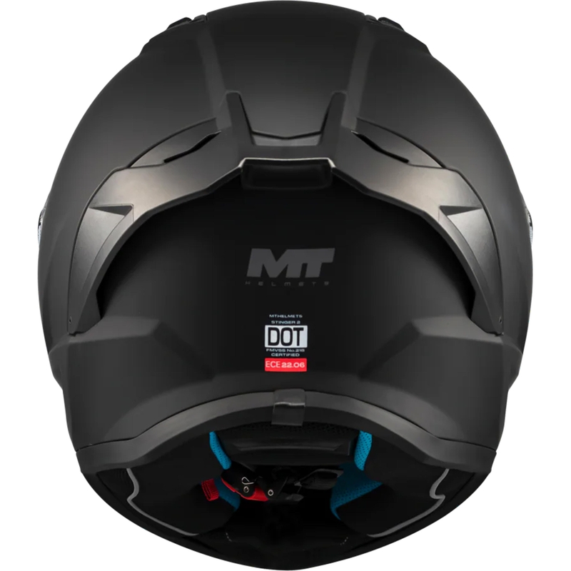Κράνος μοτοσικλέτας full face MT Stinger 2 Pure A1 ματ μαύρο