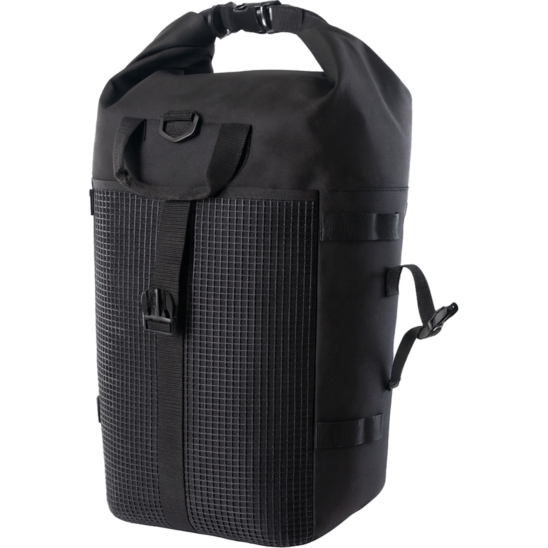 Αδιάβροχη τσάντα μοτοσικλέτας MotoZem DryBag μαύρη 27,5 l