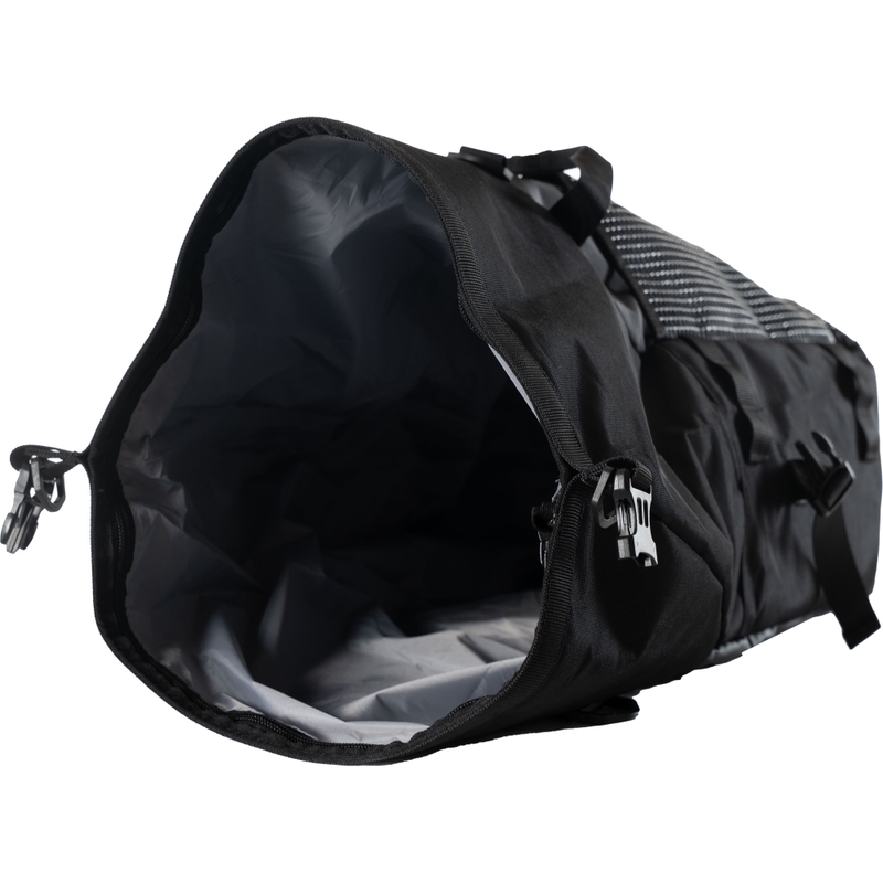 Αδιάβροχη τσάντα μοτοσικλέτας MotoZem DryBag μαύρη 27,5 l