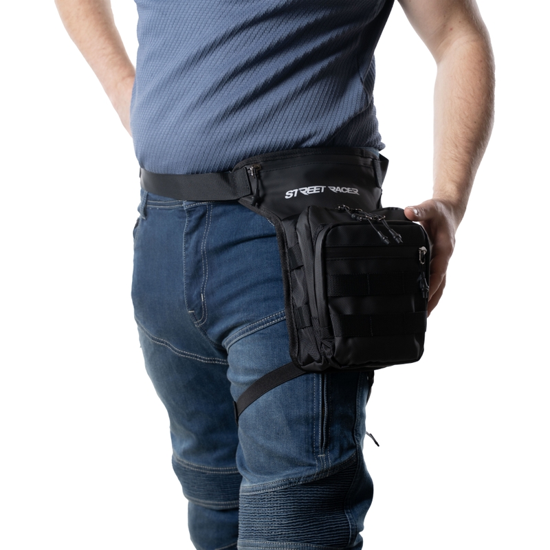Τσάντα μηρού Street Racer Embrace μαύρη