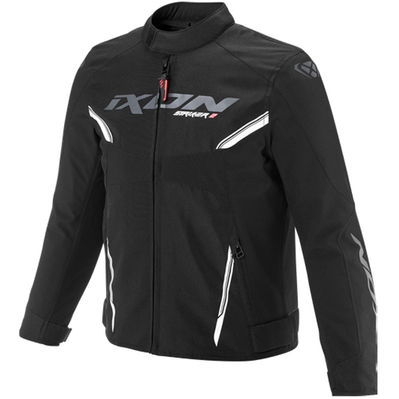 Παιδικό μπουφάν μοτοσικλέτας IXON Striker 2 μαύρο-άσπρο