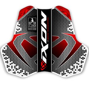 Προστατευτικό στήθους IXON IX-RACE μαύρο-άσπρο-κόκκινο