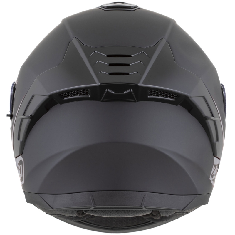 Κράνος μοτοσικλέτας full face ZED K40 ματ μαύρο-σκούρο γκρι