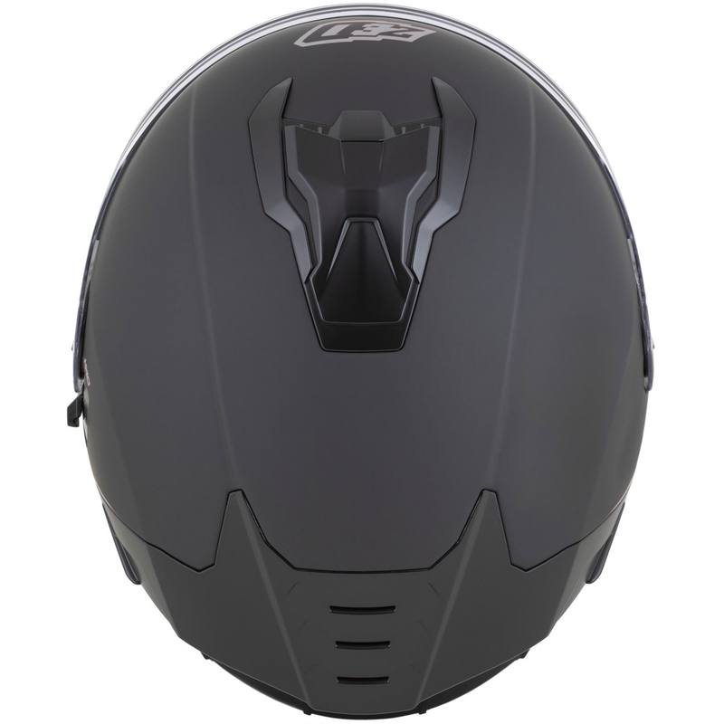 Κράνος μοτοσικλέτας full face ZED K40 ματ μαύρο-σκούρο γκρι