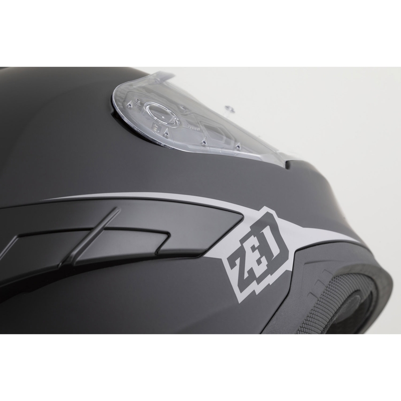 Κράνος μοτοσικλέτας full face ZED K40 ματ μαύρο-σκούρο γκρι