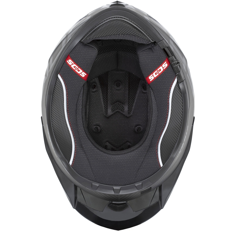 Κράνος μοτοσικλέτας Cassida Integral GTS 2.1 Plus Carbon full-face ματ ανθρακονημάτινο-μαύρο-λευκό