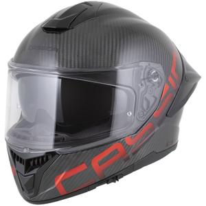 Κράνος μοτοσικλέτας Cassida Integral GTS 2.1 Plus Carbon full-face, ματ ανθρακονημάτινο-κόκκινο