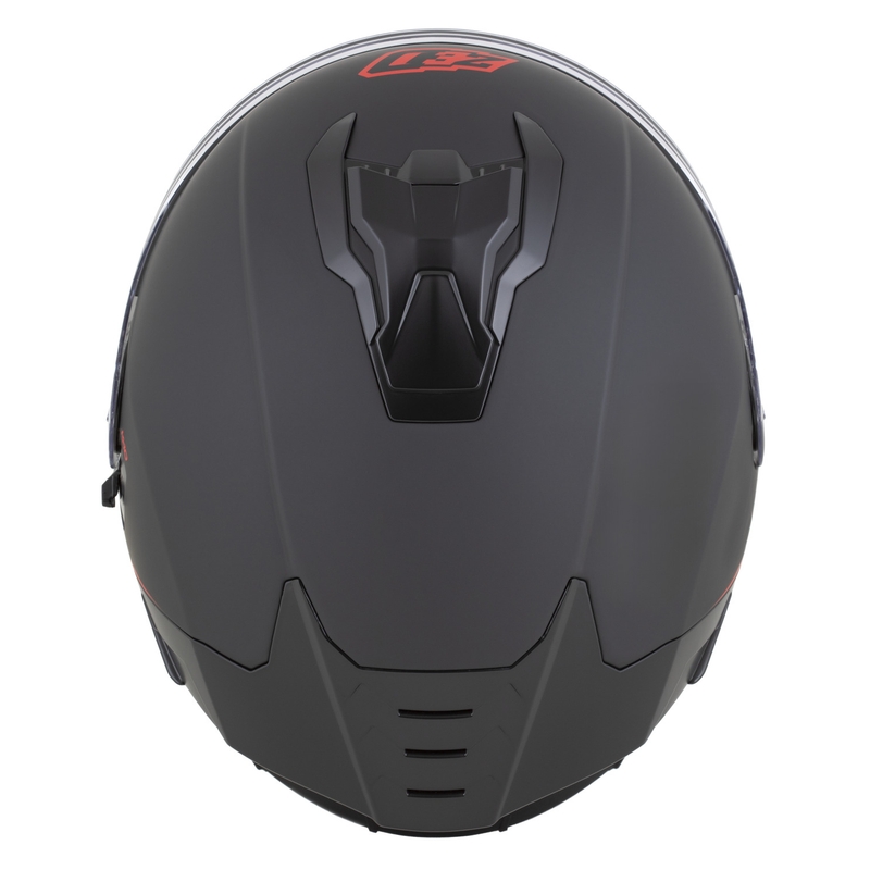 Κράνος μοτοσικλέτας full face ZED K40 ματ μαύρο-κόκκινο