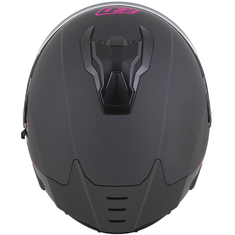 Κράνος μοτοσικλέτας full face ZED K40 ματ μαύρο-ροζ