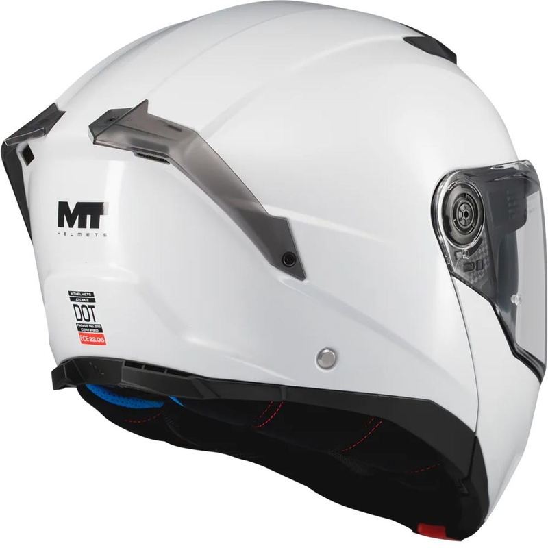 Κράνος μοτοσικλέτας MT Atom 2 SV Pure A0 λευκό