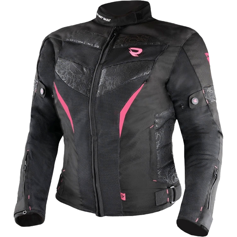 Γυναικείο Street Racer Rose Air Μαύρο και ροζ μπουφάν μοτοσικλέτας