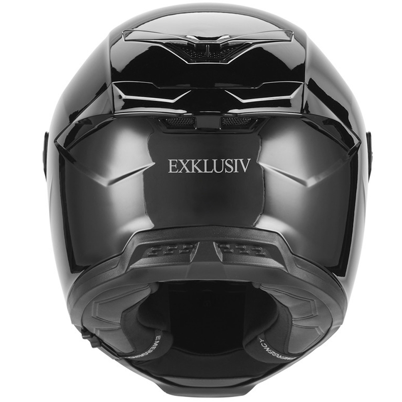 Κράνος μοτοσικλέτας NOX Exklusiv Goliath full face, μαύρο