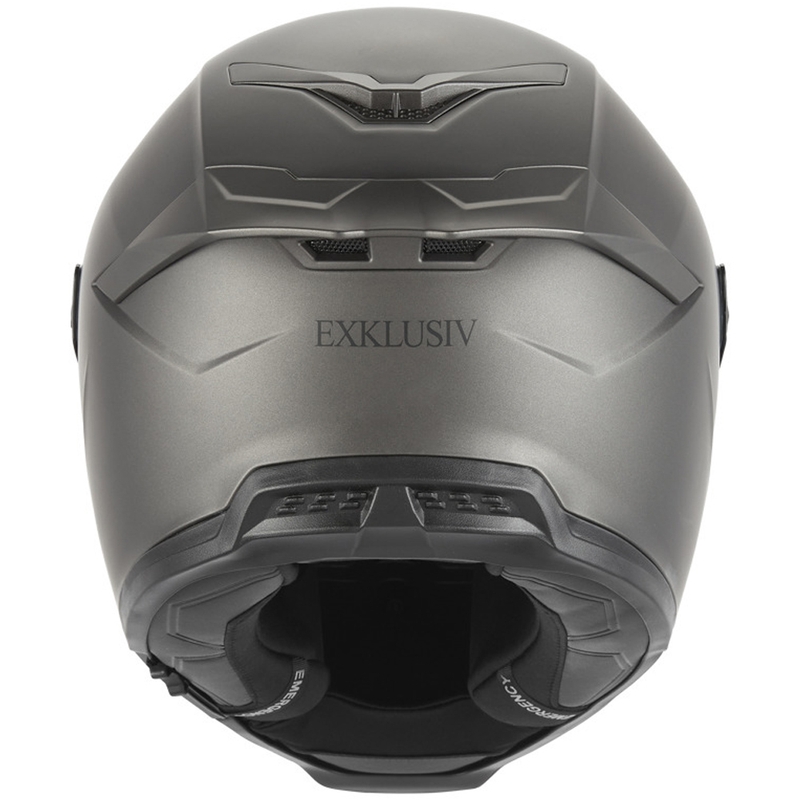 Κράνος μοτοσικλέτας NOX Exclusive Goliath full face, ματ τιτάνιο